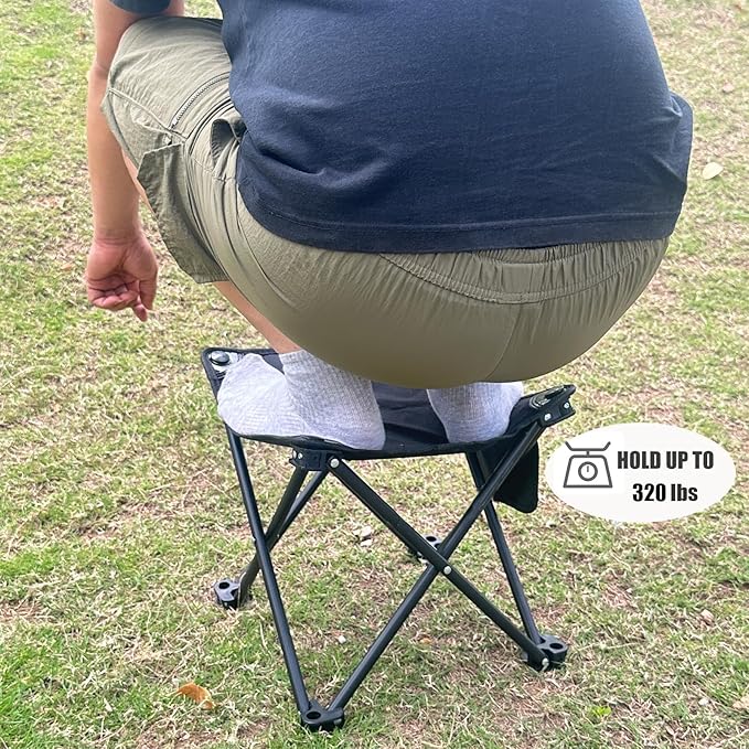 Opliy Camping Stool 2 Pack, 13 Inch Portable Folding Stool - Image 6