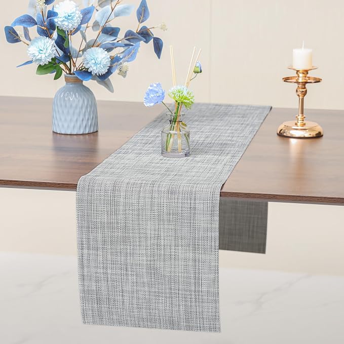 Myir JUN Table Runner, Vinyl Table Runner Indoor Arbitrarily Cropped Runner - Image 2