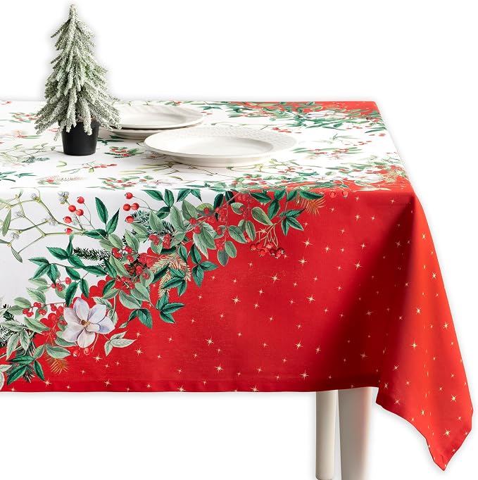 Maison d' Hermine Table Cloth Rectangle Table 100% Cotton 70 x 108 Inches Fall by MaisondHermine