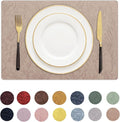 Romanstile Vinyl Placemats Set of 6-12 X 18 Inch by Romanstile
