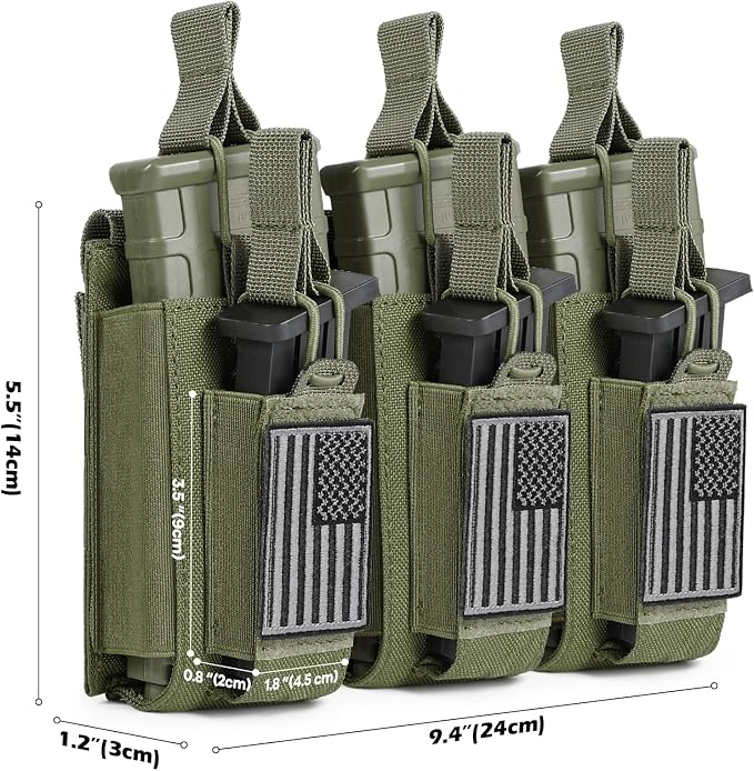Open-Top Single/Double/Triple Molle Mag Pouch - Image 2