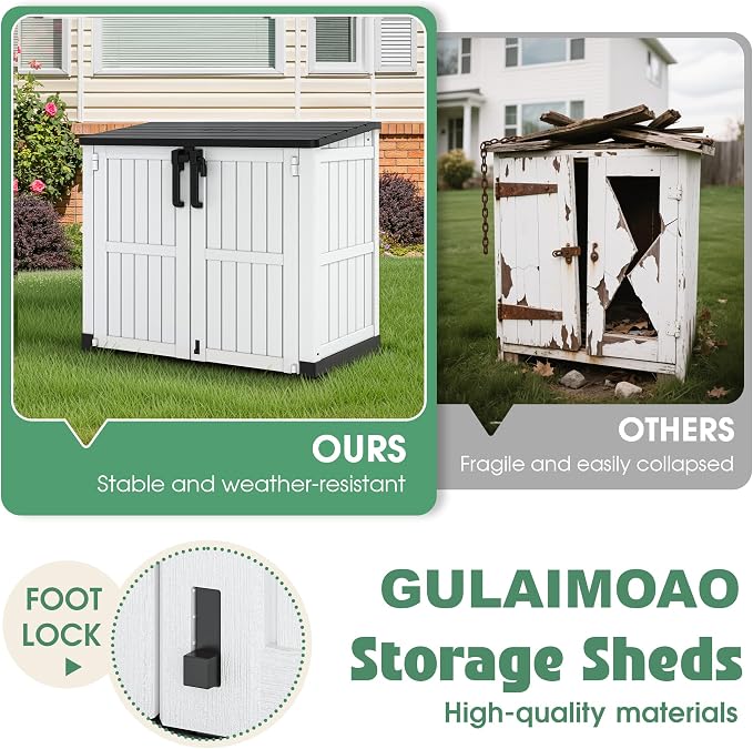 Horizontal Resin Storage Shed 36 Cu Ft - Image 3