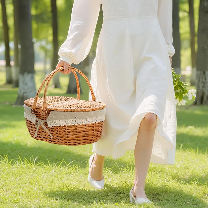 GRANNY SAYS Wicker Picnic Basket - Image 4