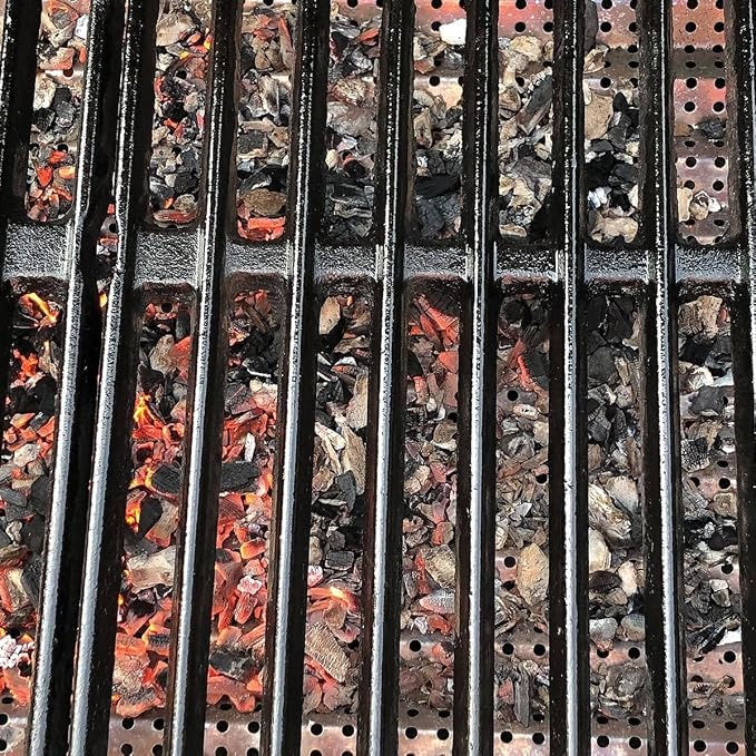 FlavrQ® Grid - Convert Gas Grill to Charcoal in Minutes - 2-Ply Stainless Steel - Image 6