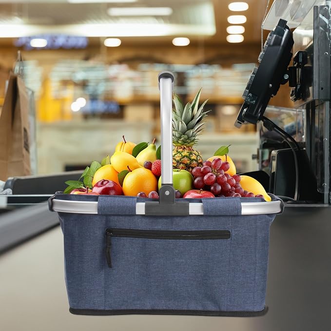 Picnic Basket, SIYUAN Shopping Basket - Image 6