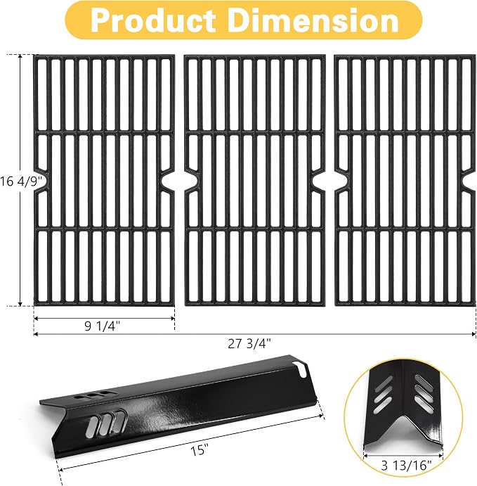 Grill Replacement Parts for Dyna Glo DGF493BNP, Backyard BY13-101-001-12 - Image 3