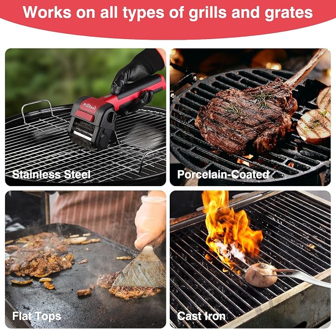 Electric Grill Brush, Cordless Rechargeable Grill Cleaner - Image 7