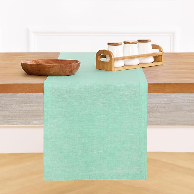 Solino Home Linen Table Runner 90 Inches Long - Image 2