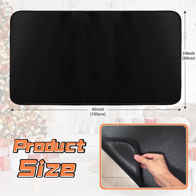 Hearth Rugs Fireproof, Fireplace Rug, Fireplace Mat, Fireplace Rugs Fire - Image 2