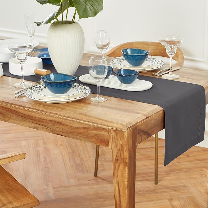 Solino Home Linen Table Runner 90 Inches Long - Image 9