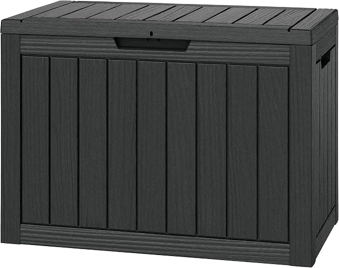 KAMABOKO 45 Gallon Outdoor Storage Box, All-Weather Deck Box by KAMABOKO