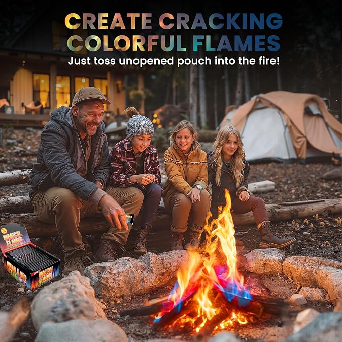 Magical Flames Fire Color Changing Packets Fire Pit, Fire Color Packets - Image 2