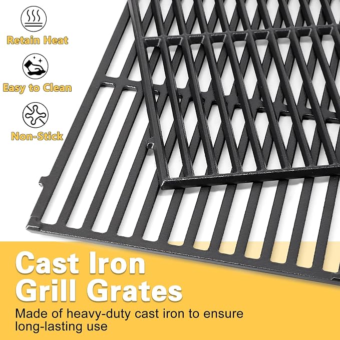 Grill Replacement Parts for Dyna Glo 6 Burner DGB610SSP, Cast Iron Grill Grates - Image 4
