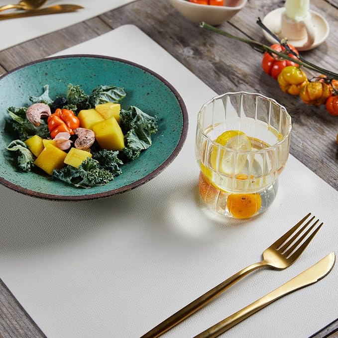 DOLOPL Placemats Set of 6, Wipeable Faux Leather Heat Resistant Mats - Image 5
