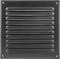 Square Ventilation Grille / 8" x 8" Inch Inside Measurement/Black Metal Air by Unknown