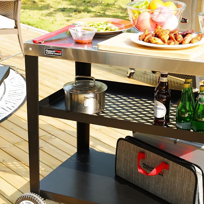 Royal Gourmet PC3404S Rolling Dining Table - Image 8