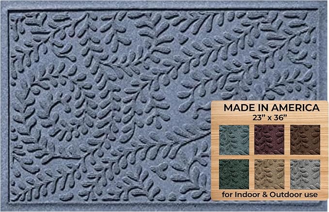 WaterHog Indoor/Outdoor Use Door Mat, Made in USA, Welcome Mat by BungalowFlooring