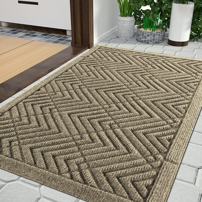 Yimobra Large Door Mat 36x24, All-Season Waterproof Outdoor Mats by Yimobra