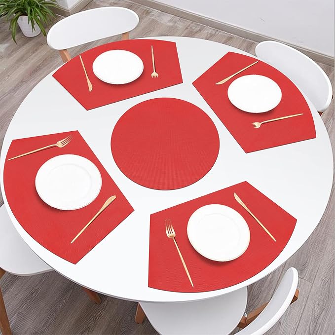 SHACOS Large Size Wedge Shape Placemats - Image 4