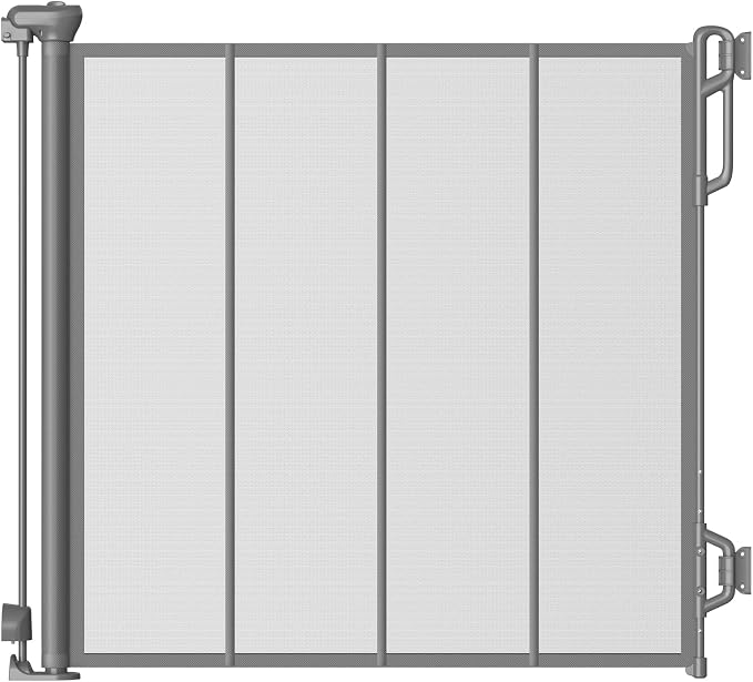 Reinforced Retractable Baby Gate, Mesh Dog Gate, Child Safety Gate by Unknown