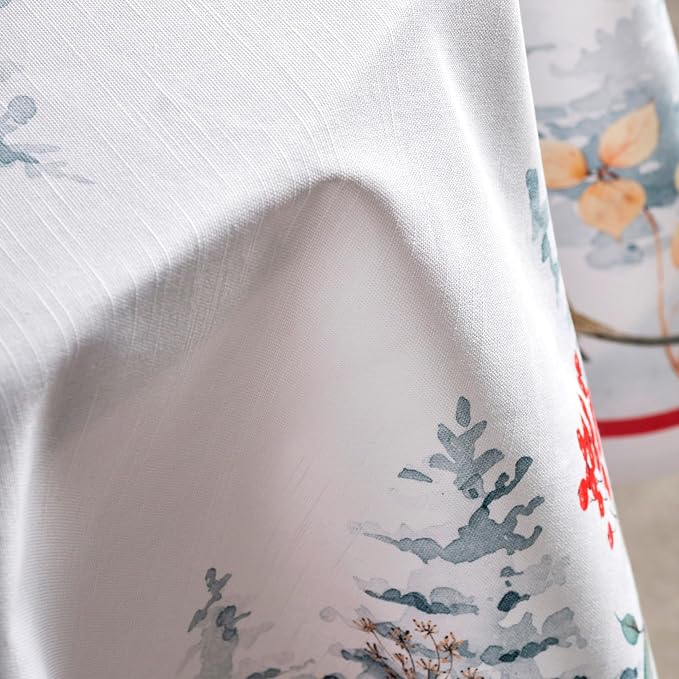 Maison d' Hermine Table Cloth Round Table 100% Cotton 69 Inches Fall Tablecloth - Image 9