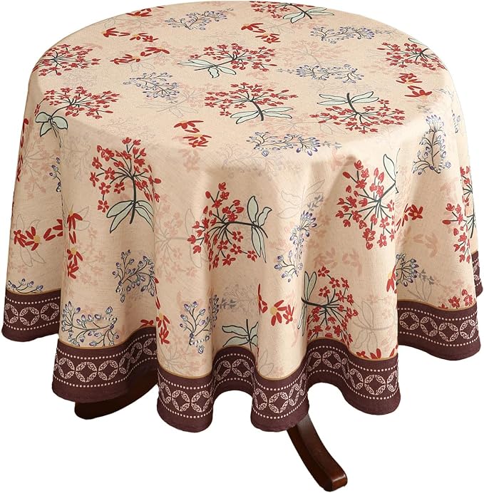 patdrea Designer Vintage Linen Table Cloth by Welcometopatdrea