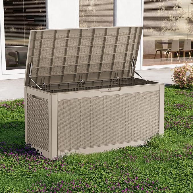 100 Gallon Outdoor Storage Box – Resin Deck Box - Image 4