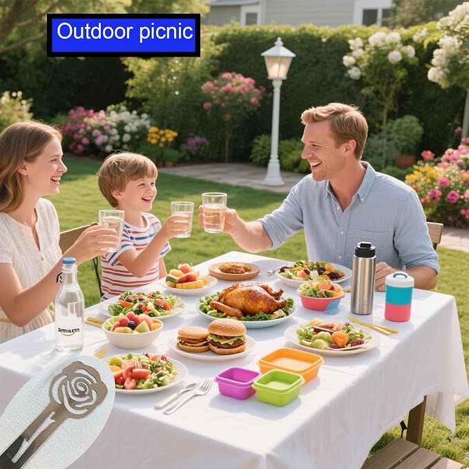 24 Pack Tablecloth Clips for Outdoor Thick Tables, Picnic Table Cloth Holder - Image 7