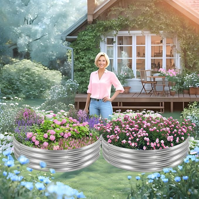 HGD 60 Inch Large Galvanized Steel Metal Fire Pit Ring - 5FT Heavy Duty Fire - Image 9