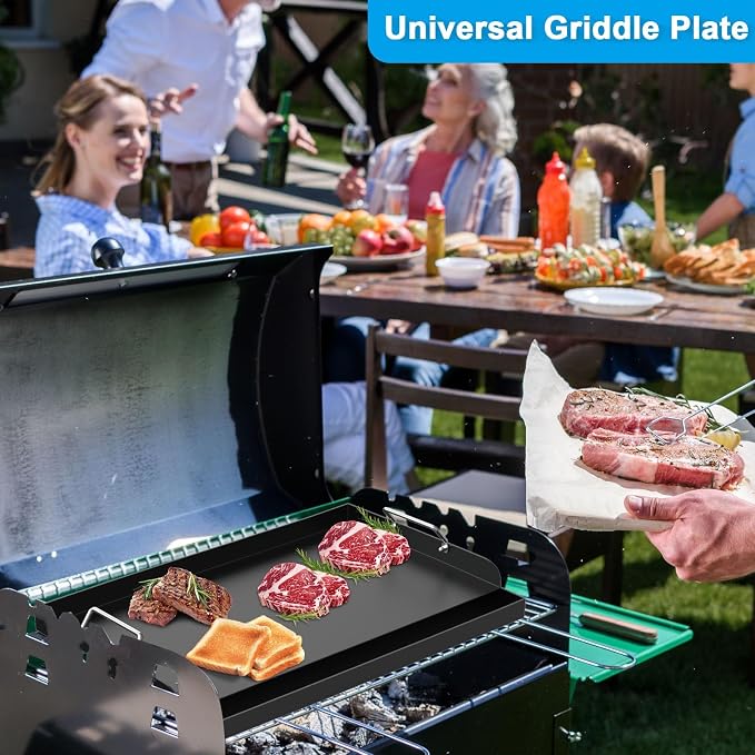 25" x 16.5" Nonstick Carbon Steel Griddle - Image 6