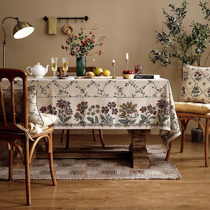 patdrea Designer Linen French Long Tablecloth - Image 2