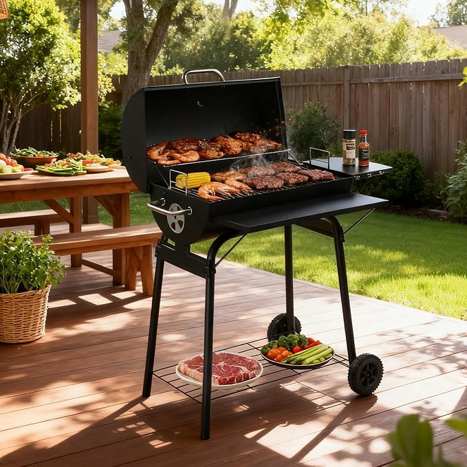 Outvita Barrel Charcoal Grill - Image 9