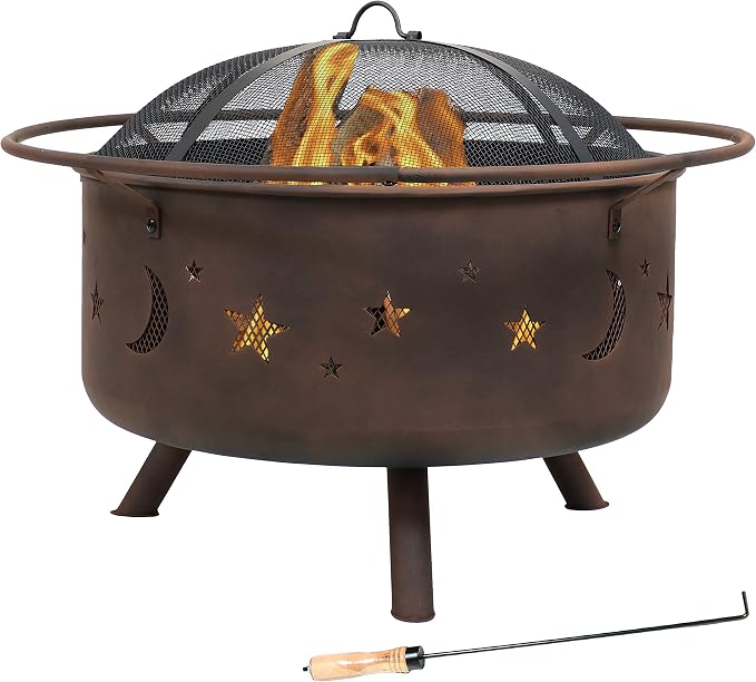 Sunnydaze Cosmic 30-Inch Patio Fire Pit - Image 10