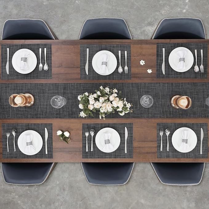 Myir JUN Table Runner, Vinyl Table Runner Indoor 55 Inch Long Arbitrarily - Image 8