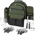 22L Insulated Picnic Basket Leak Proof Picnic Backpack by AWBRIDAL