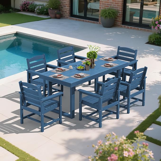 SERWALL HDPE Outdoor Dining Set - Image 7