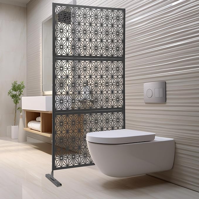 75" H×35" W Decorative Outdoor Privacy Screen - Image 2
