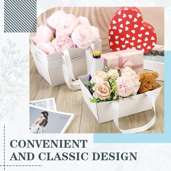 Glenmal 72 Pcs Baskets for Gifts Waterproof Empty Kraft Basket Bulk - Image 4