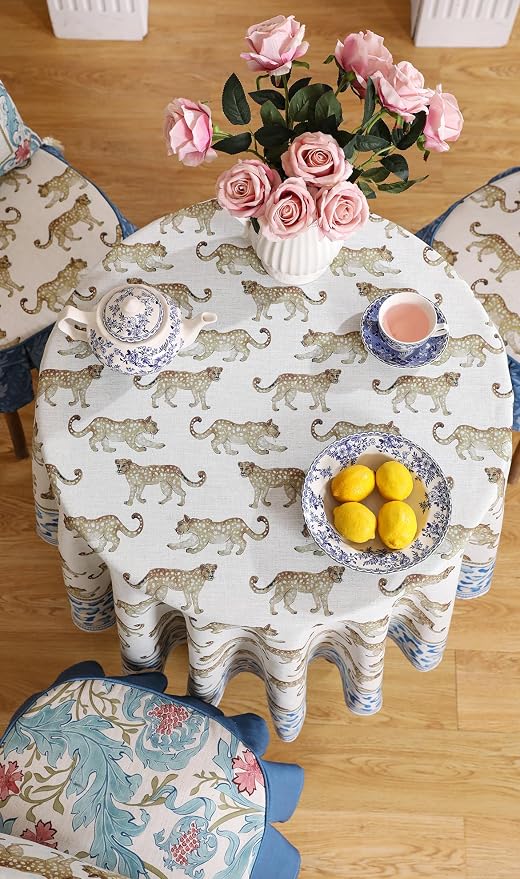 patdrea Designer Linen Table Cloth - Image 5