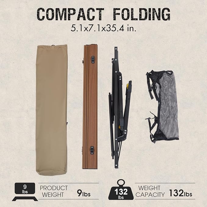 Portal Camping Table Portable Folding Table Ultra Lightweight Folding Camp - Image 6