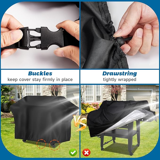Heavy Duty Flat Top Grill Cover - Image 6