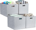 Posprica 13x15x13in Collapsible Storage Bins, Fabric Foldable Cube Storage Boxes by Posprica