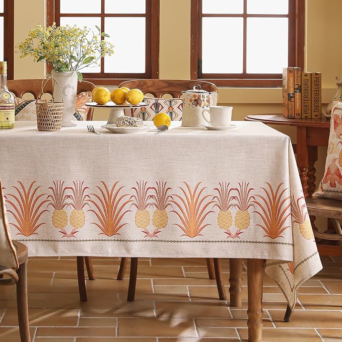 patdrea Designer Linen Small Tablecloth - Image 2