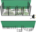 FXW Garden Fence Outdoor for The Yard – 40in x 18.2ft Heavy Duty Metal Animal by FXW
