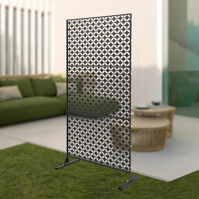 75" H×35" W Decorative Outdoor Privacy Screen - Image 4