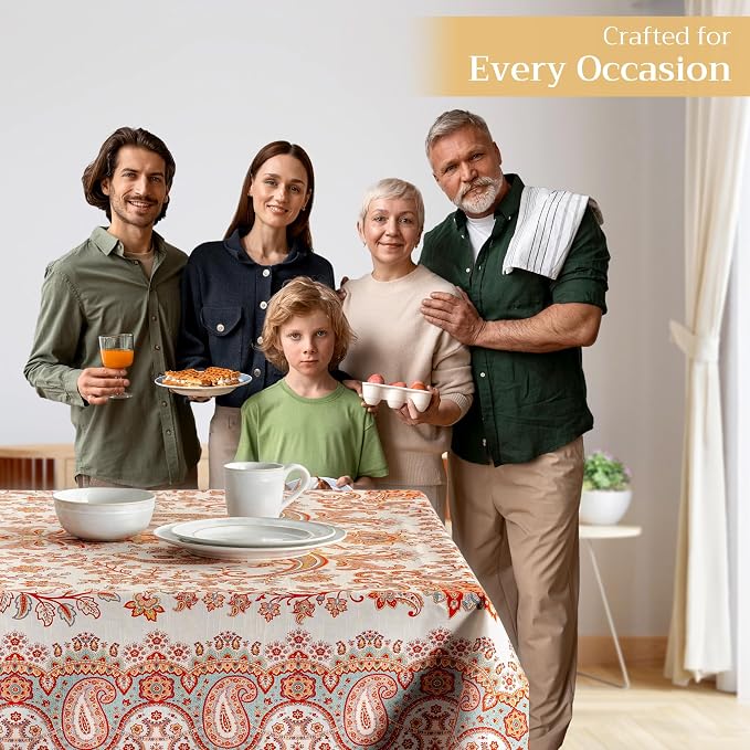 Maison d' Hermine Table Cloth Rectangle Table 100% Cotton 60 x 108 Inches Fall - Image 6