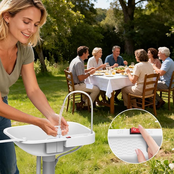 Portable Sink Hand Wash Station - 18L Capacity - Image 7