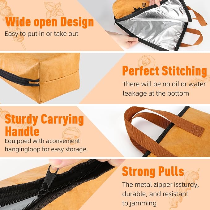 BBQ Blanket for Resting Meat, Reusable Smoker Grilling Meat Insulated Resting - Image 3
