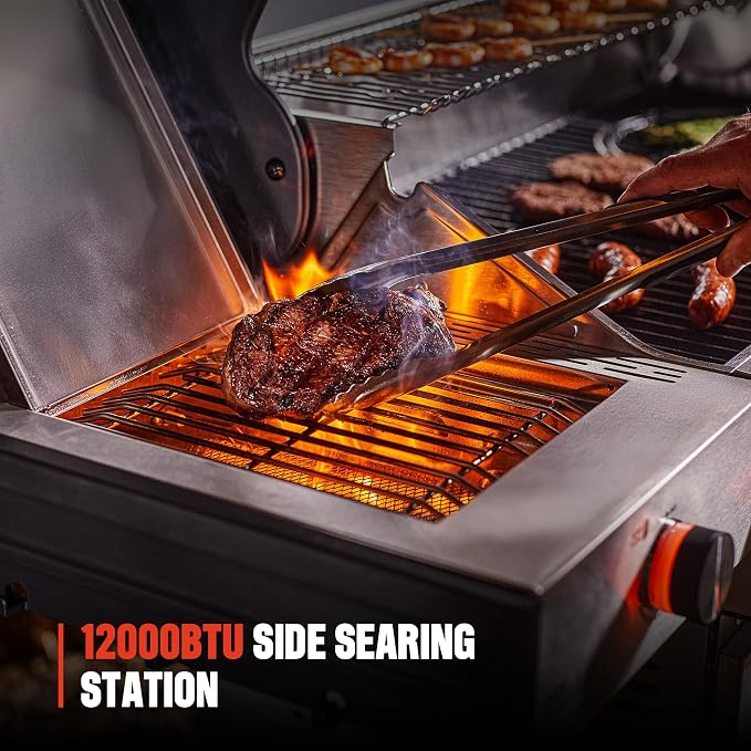 Monument Grills 6+1 Burner Smart Tech Propane Gas Grill, Denali 605Pro - Image 3