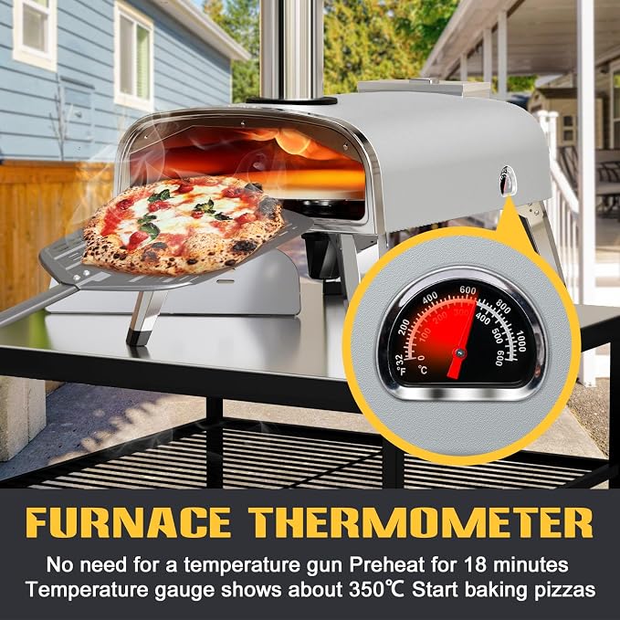 Outdoor Pizza Oven 12" Wood Pellet Pizza ovens - Image 4